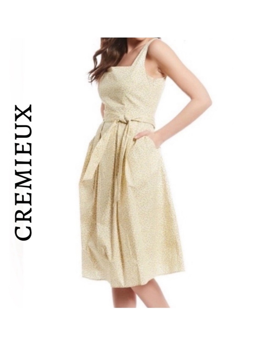 Cremieux floral a-line dress, size 0